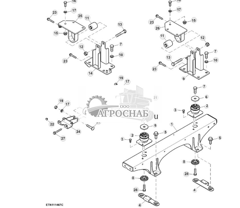 Детали крепления, кабина, с подвеской кабины - ST831078 244.jpg